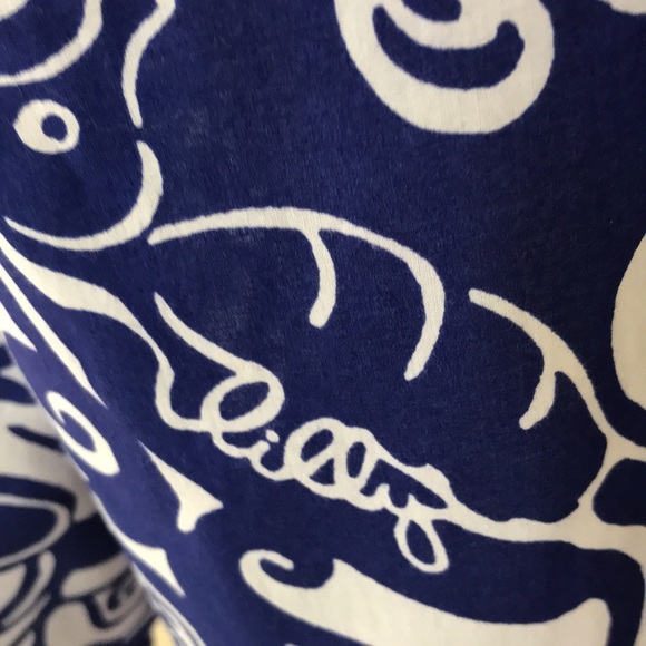 LILLY PULITZER size XS blue combo tunic top - Picture 5 of 9